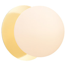 Lassie Opal Frosted Glass Warm White LED Outdoor Wall Light